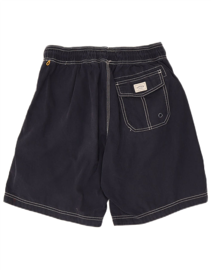 Fat Face Mens Swimming Shorts Medium  Navy Blue Cotton