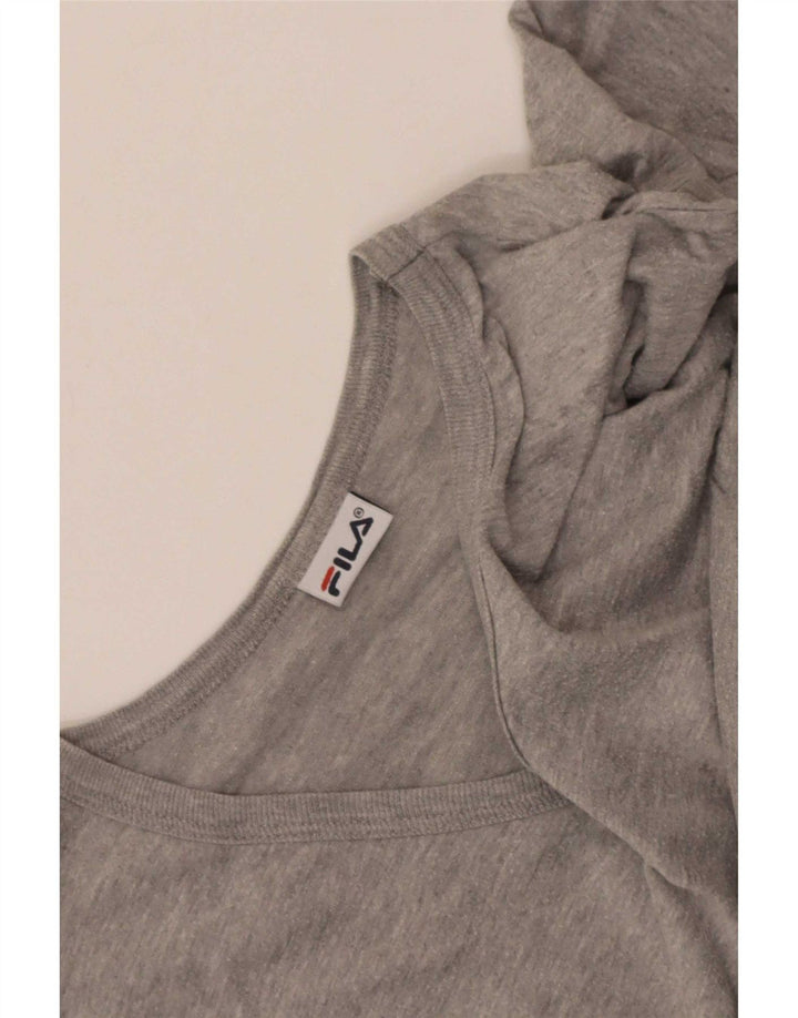 Fila Mens T-Shirt Top Small Grey