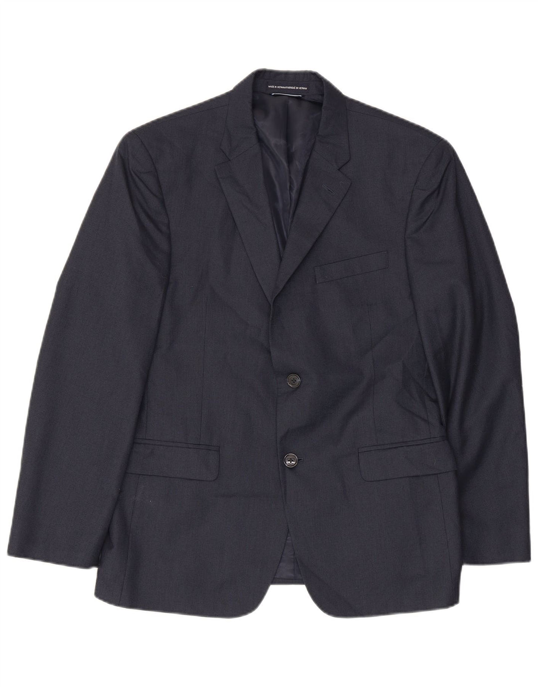 Tommy Hilfiger Mens Short 2 Button Blazer Jacket UK 38 Medium Navy Blue