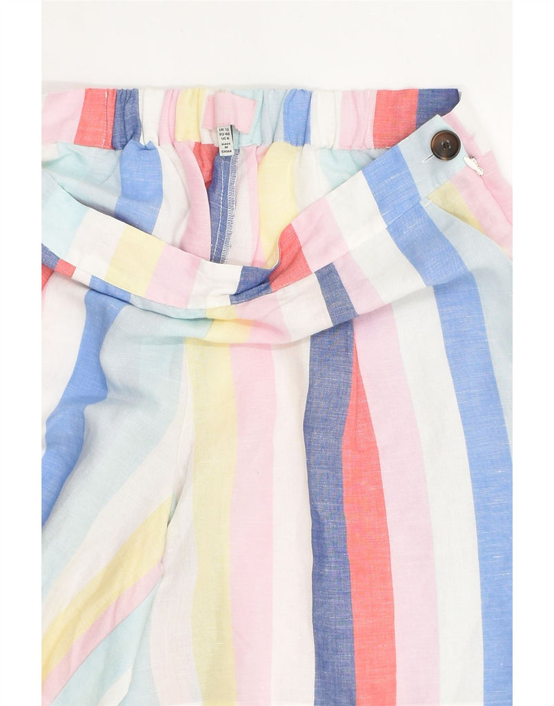 JOULES Womens Hot Pants UK 12 Medium W30  Multicoloured Striped | Vintage Joules | Thrift | Second-Hand Joules | Used Clothing | Messina Hembry 