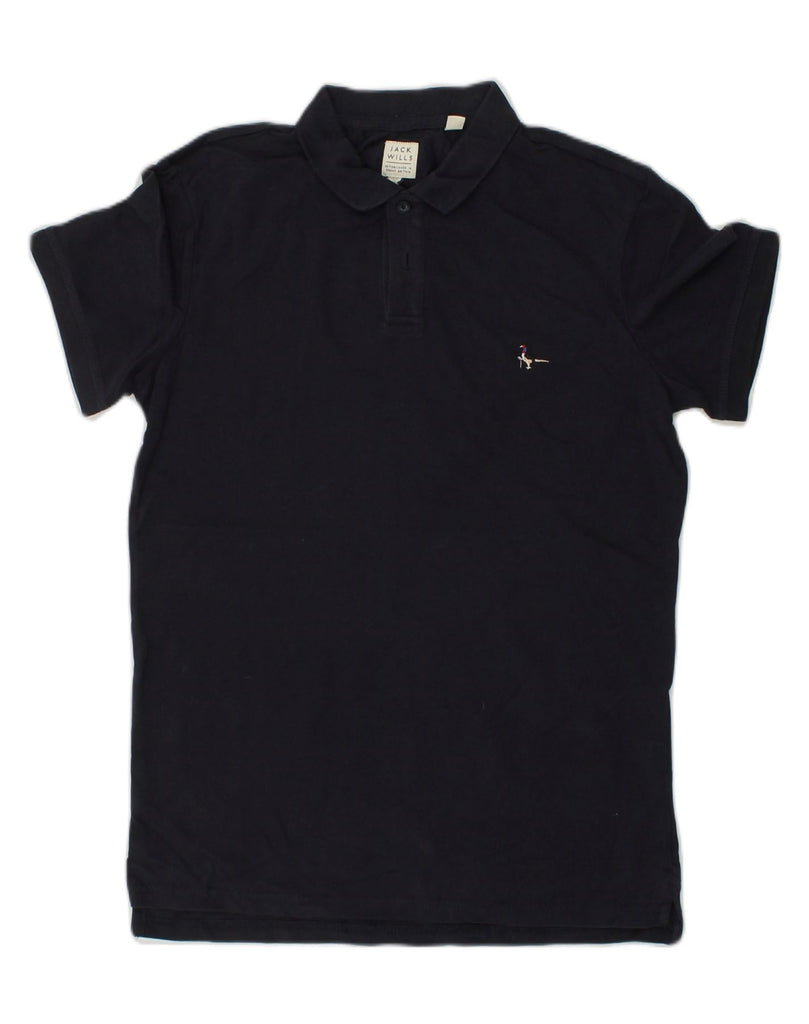 JACK WILLS Mens Polo Shirt XS Navy Blue Cotton | Vintage Jack Wills | Thrift | Second-Hand Jack Wills | Used Clothing | Messina Hembry 