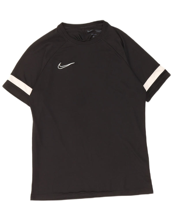 Nike Mens Dri Fit Graphic T-Shirt Top Large Black Colourblock