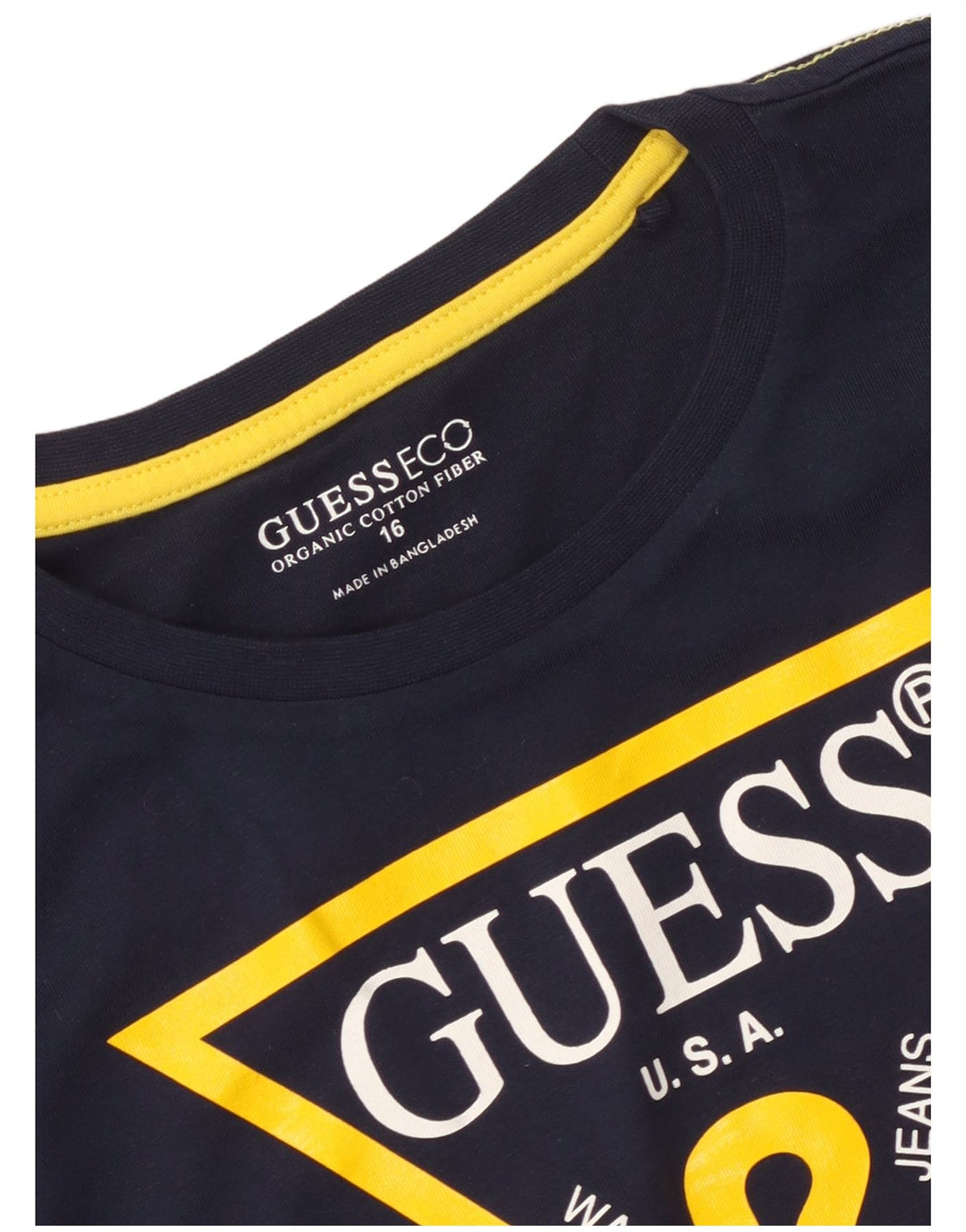Guess Boys Graphic T-Shirt Top 15-16 Years Navy Blue