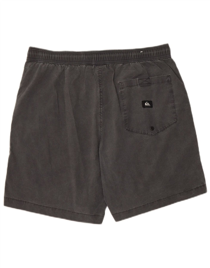 Quiksilver Mens Shorts Medium W32 Grey Cotton