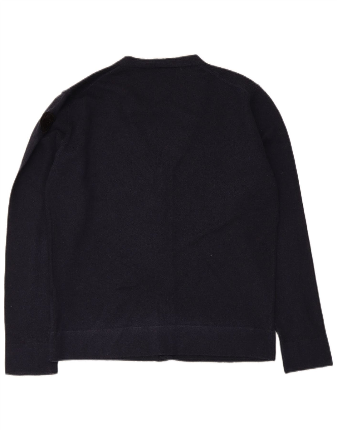 Blauer Womens Cardigan Sweater UK 14 Large Navy Blue Wool