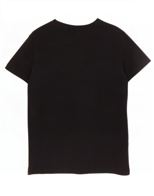 Calvin Klein Jeans Womens Graphic T-Shirt Top UK 10 Small Black
