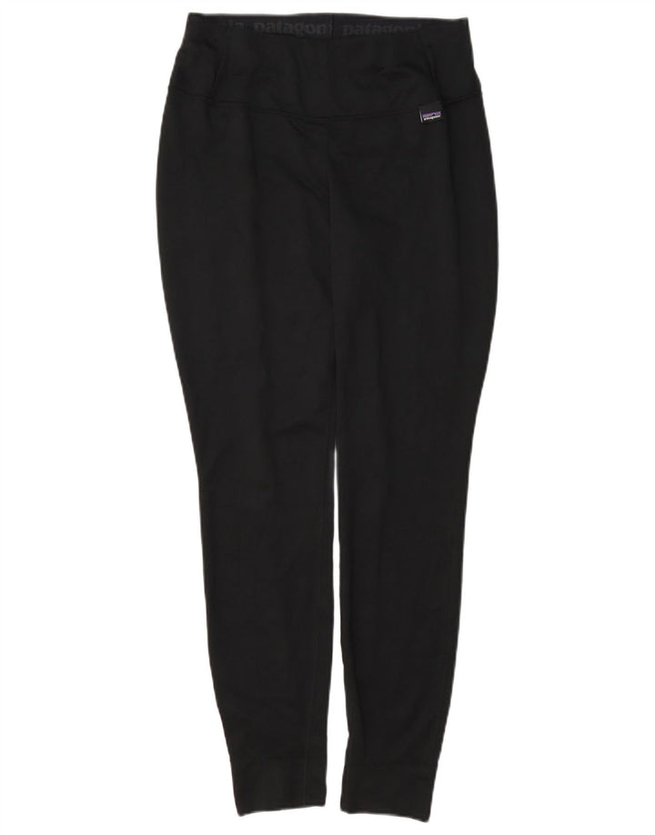 Patagonia Womens Leggings UK 10 Small Black Polyester