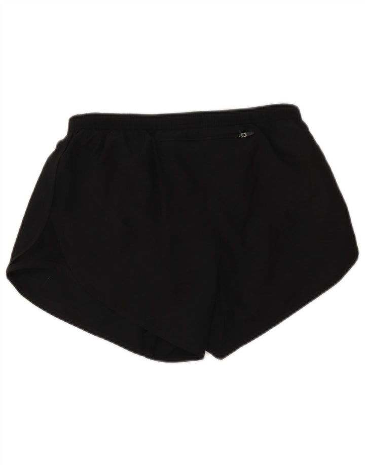 Nike Womens Dri Fit Sport Shorts UK 8 Small Black Polyester