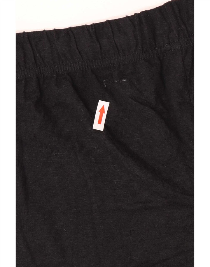 Topshop Womens Sport Shorts UK 10 Small Black Polyester