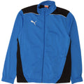 Puma Mens Tracksuit Top Jacket Large Blue Colourblock Polyester