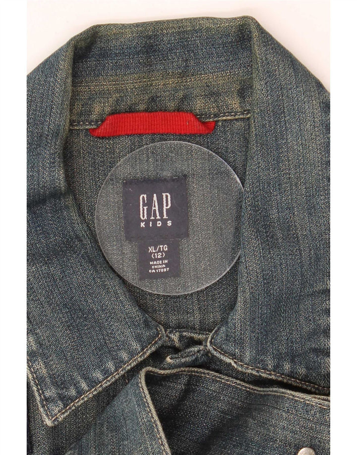 Gap Boys Denim Jacket 11-12 Years XL Blue