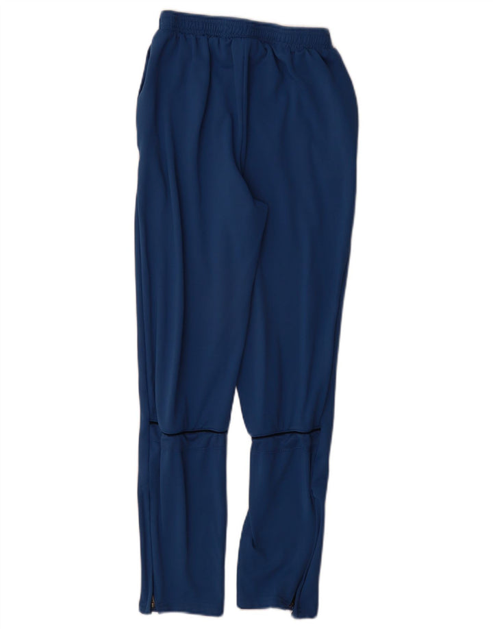 Nike Boys Dri Fit Tracksuit Trousers 13-14 Years XL Blue Polyester