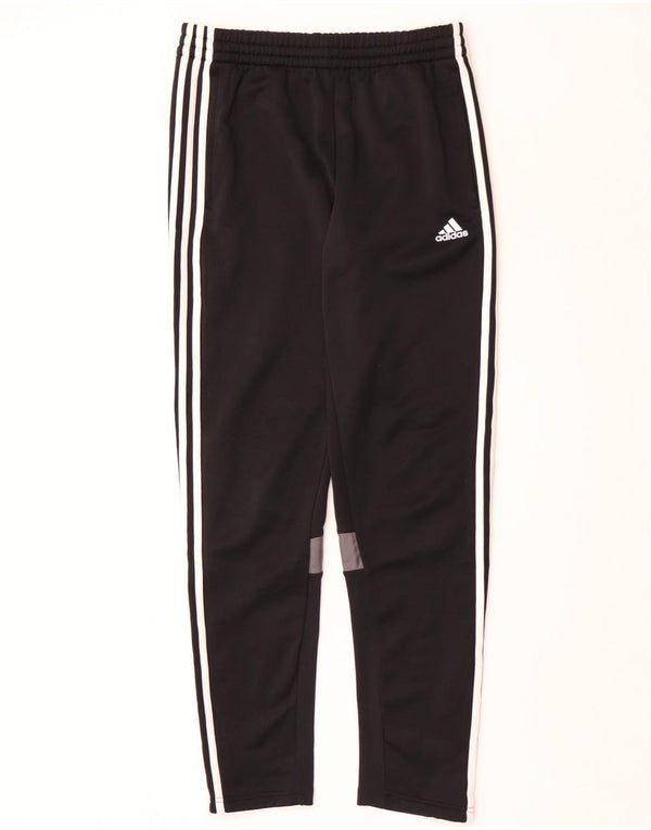 Adidas Boys Aeroready Tracksuit Trousers 15-16 Years Black Colourblock