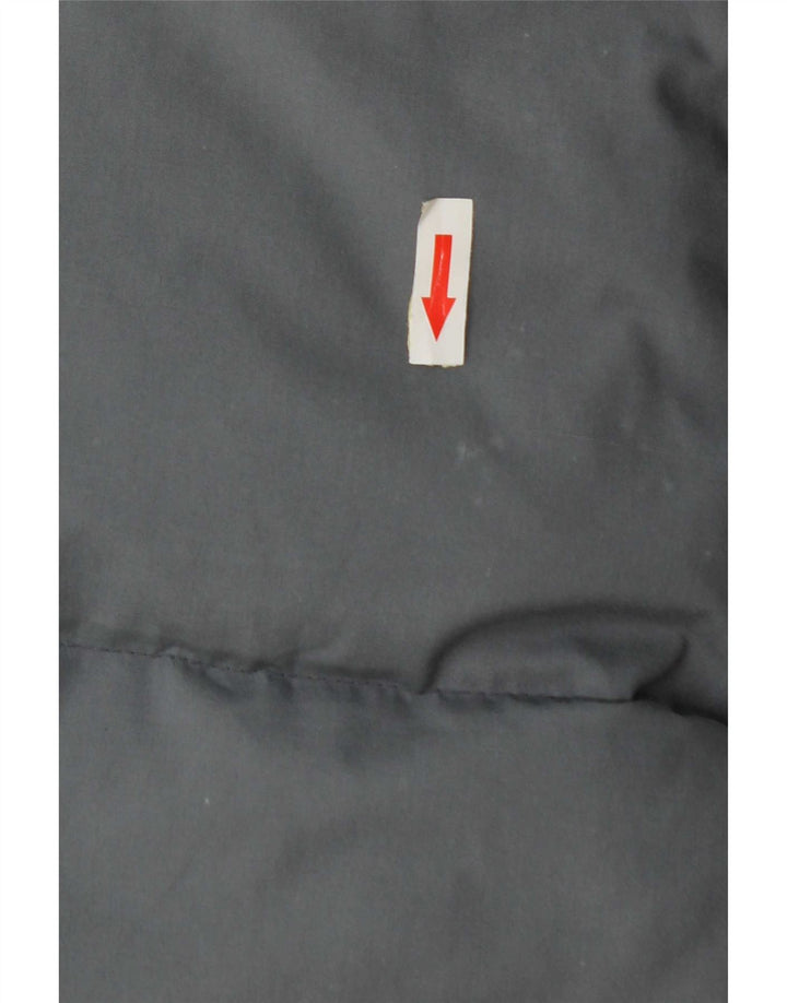 Brugi Mens Hooded Padded Jacket IT 52 XL Grey Polyester