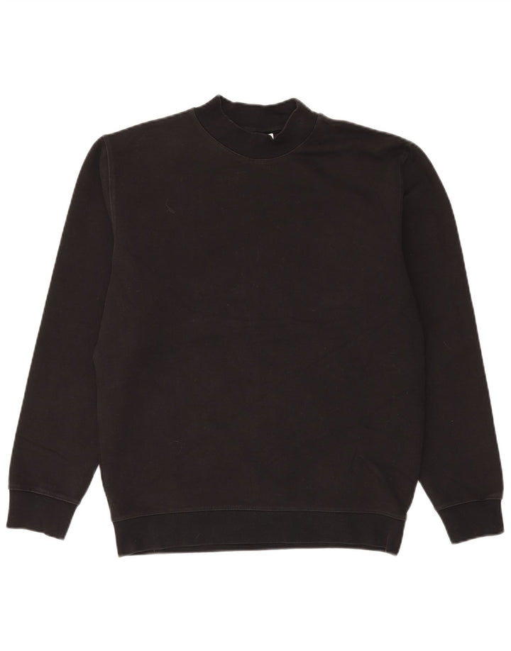 Zara Mens Sweatshirt Jumper Medium Black