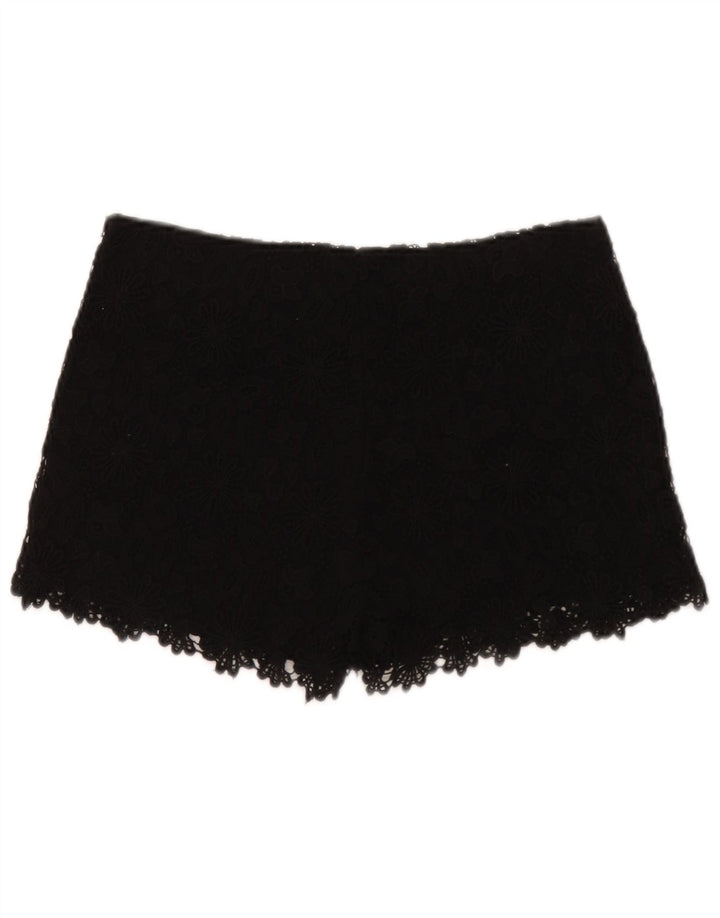 Zara Womens Casual Shorts Small W26 Black Floral