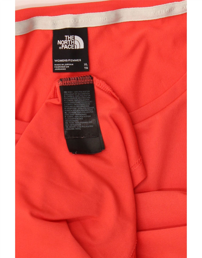 THE NORTH FACE Womens T-Shirt Top UK 18 XL Orange Polyester Vintage The North Face and Second-Hand The North Face from Messina Hembry 