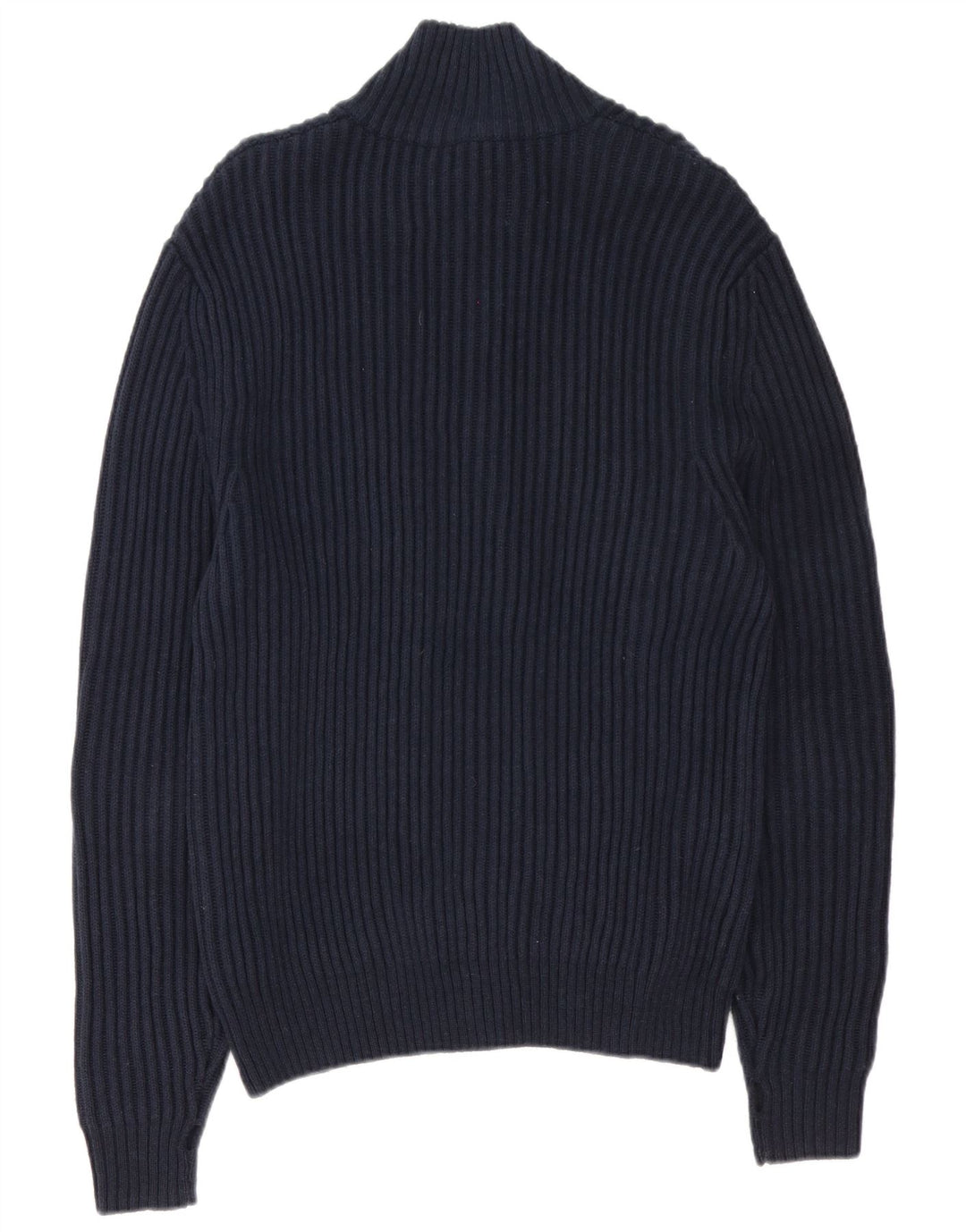 North Sails Mens Cardigan Sweater XL Navy Blue Cotton