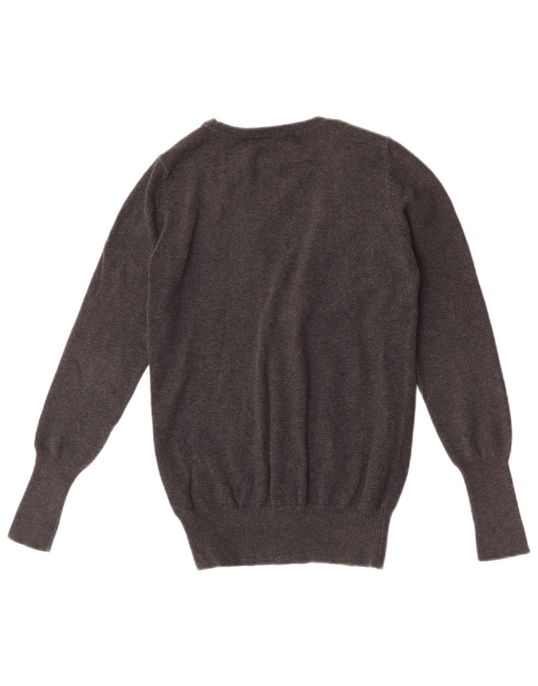 Zara Womens Cardigan Sweater UK 12 Medium Grey Cotton