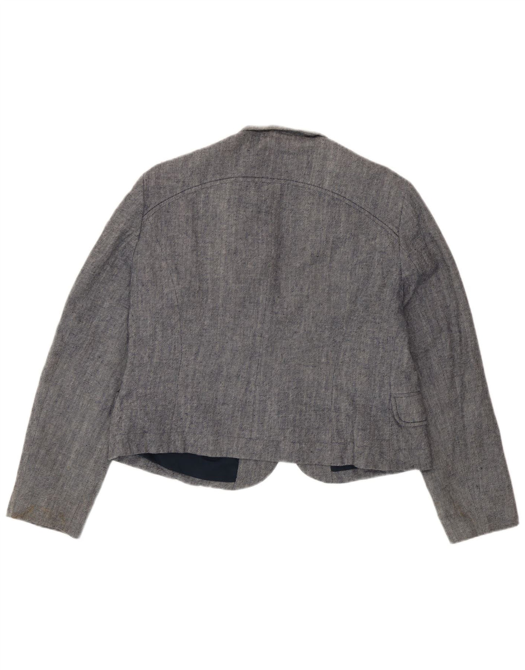 Marks & Spencer Womens Bolero Jacket UK 18 XL  Blue Cotton