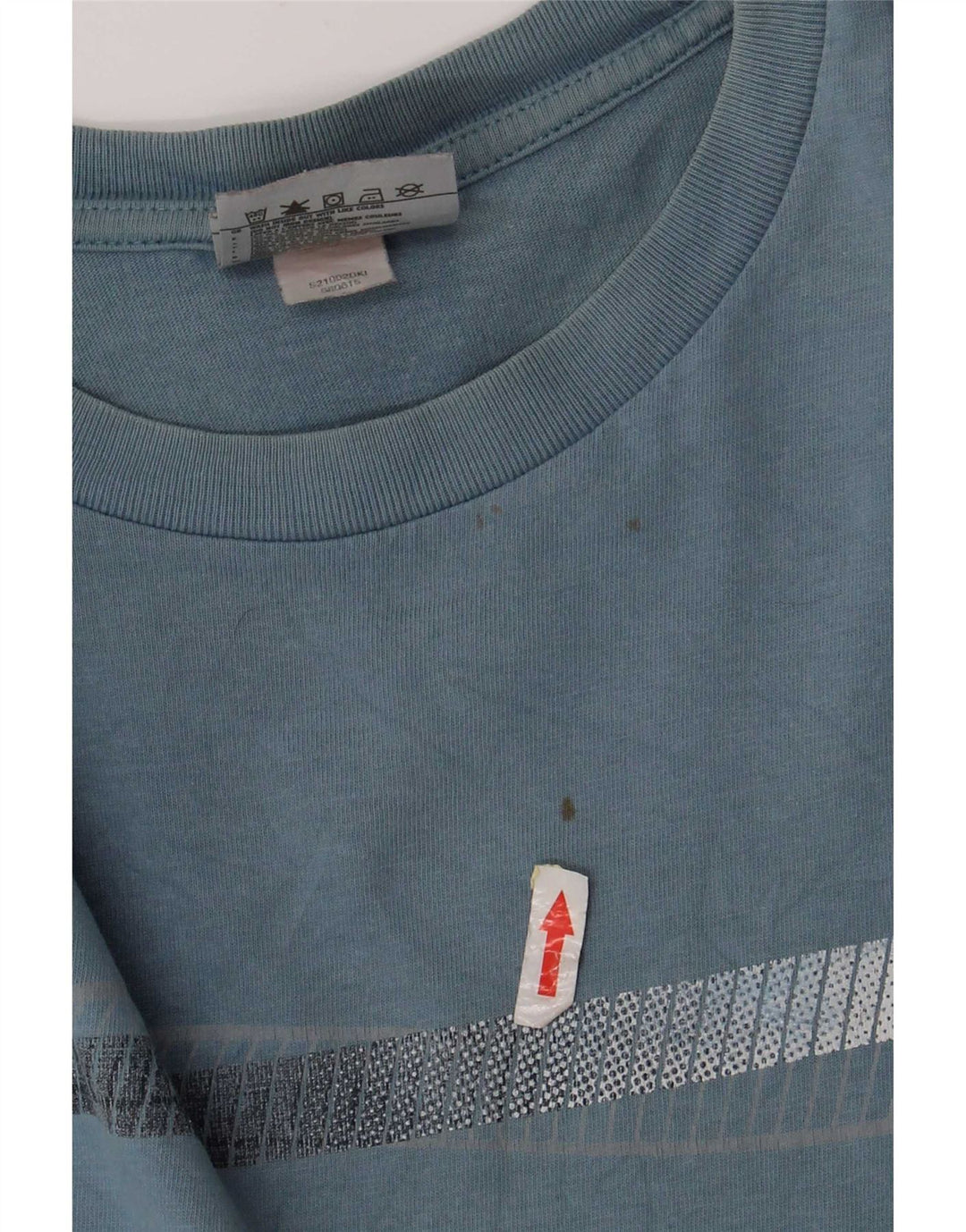 Nike Mens T-Shirt Top Small Blue Cotton