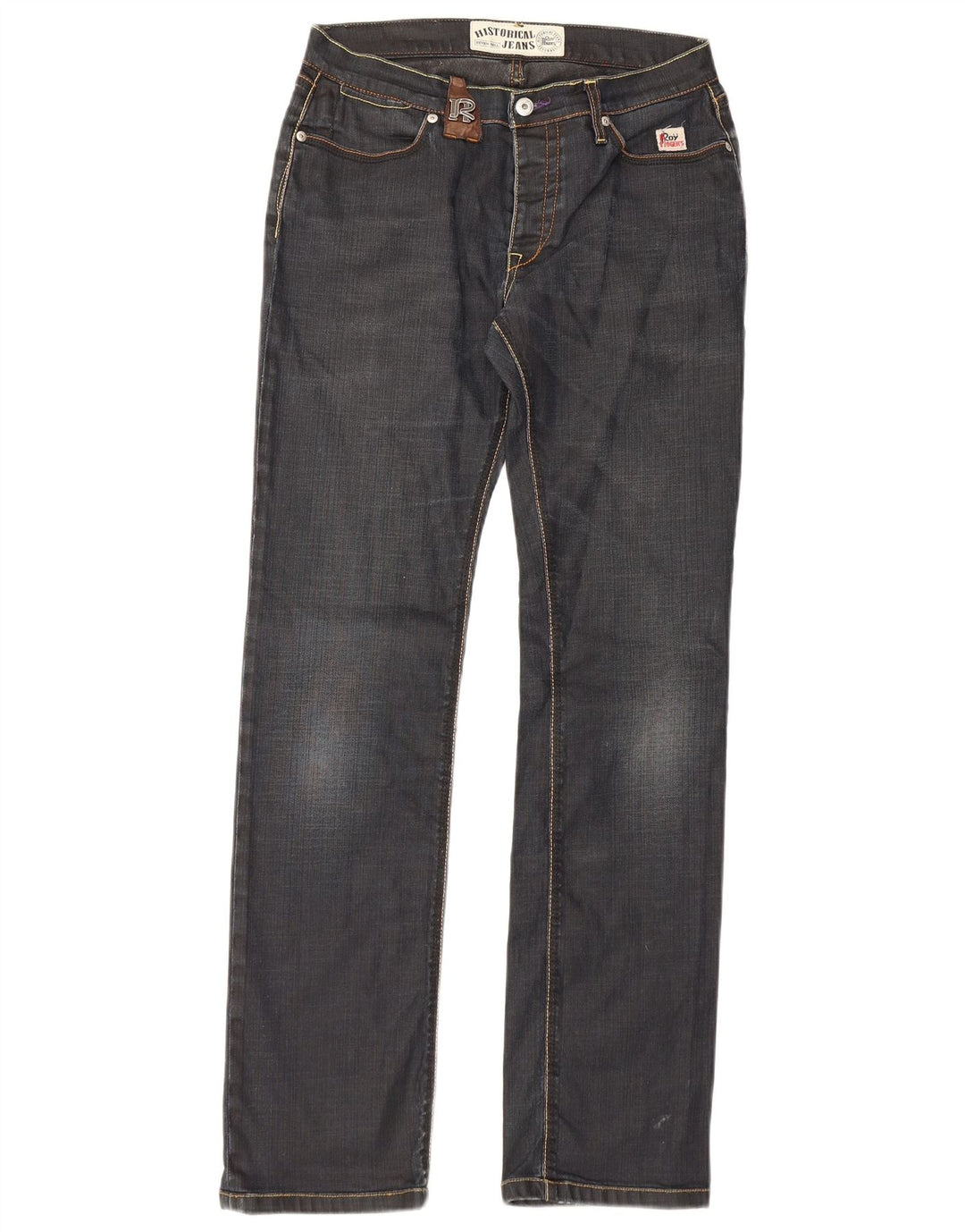 Roy Rogers Mens Slim Jeans W31 L32 Navy Blue Cotton