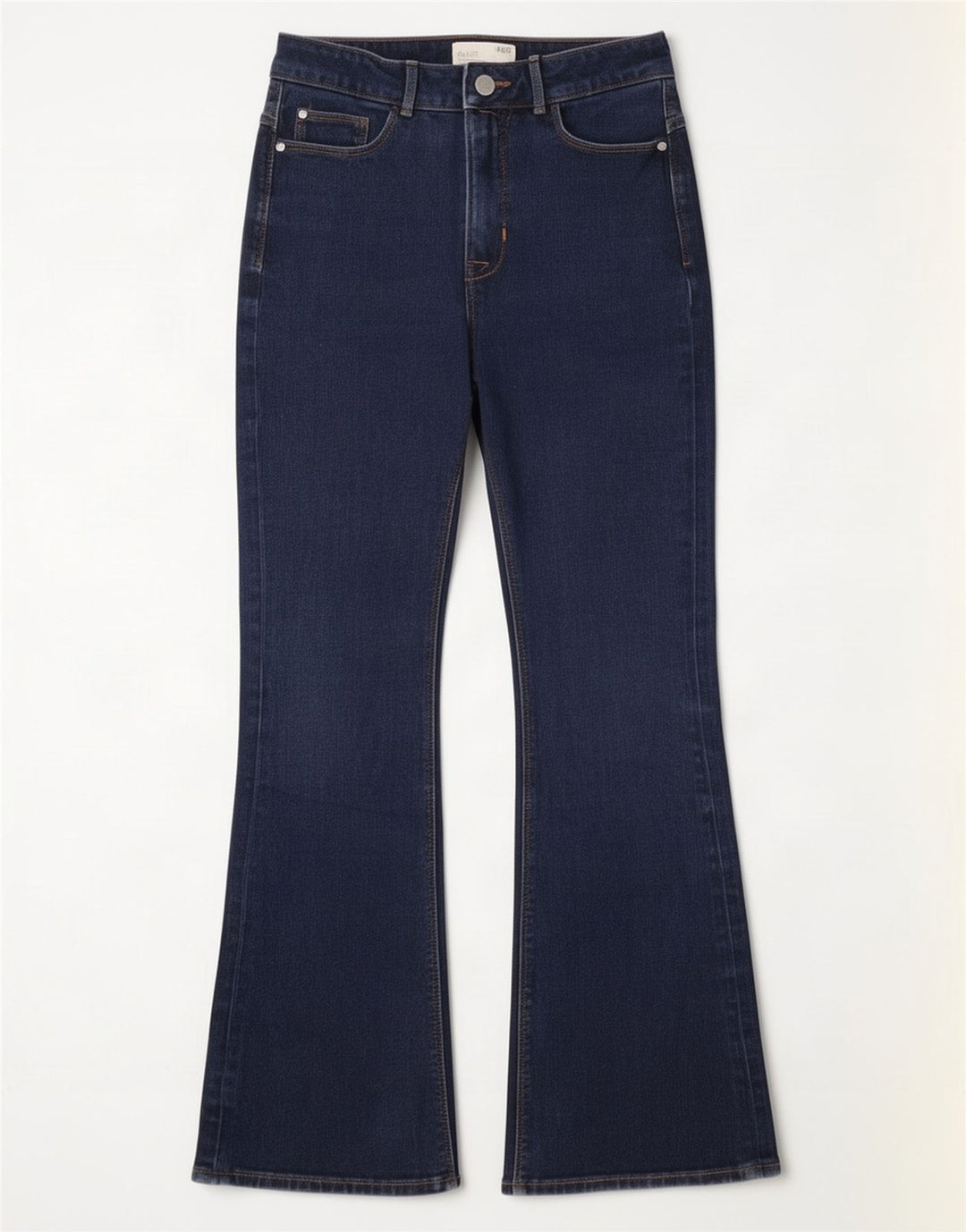Marks & Spencer Womens Magic Flared Jeans UK 10 Small W26 L26 Navy Blue