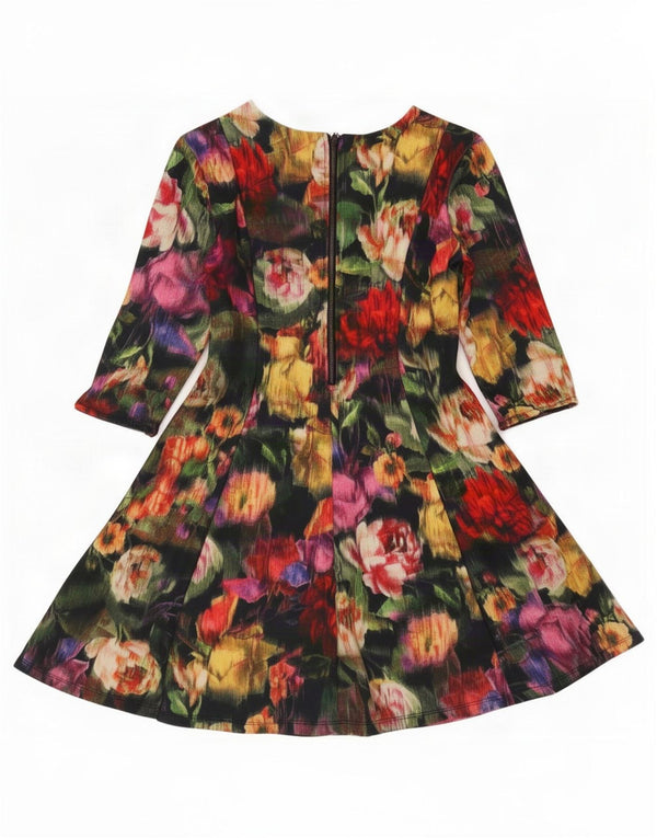 Zara Womens Trafaluc A-Line Dress UK 12 Medium Multicoloured Floral