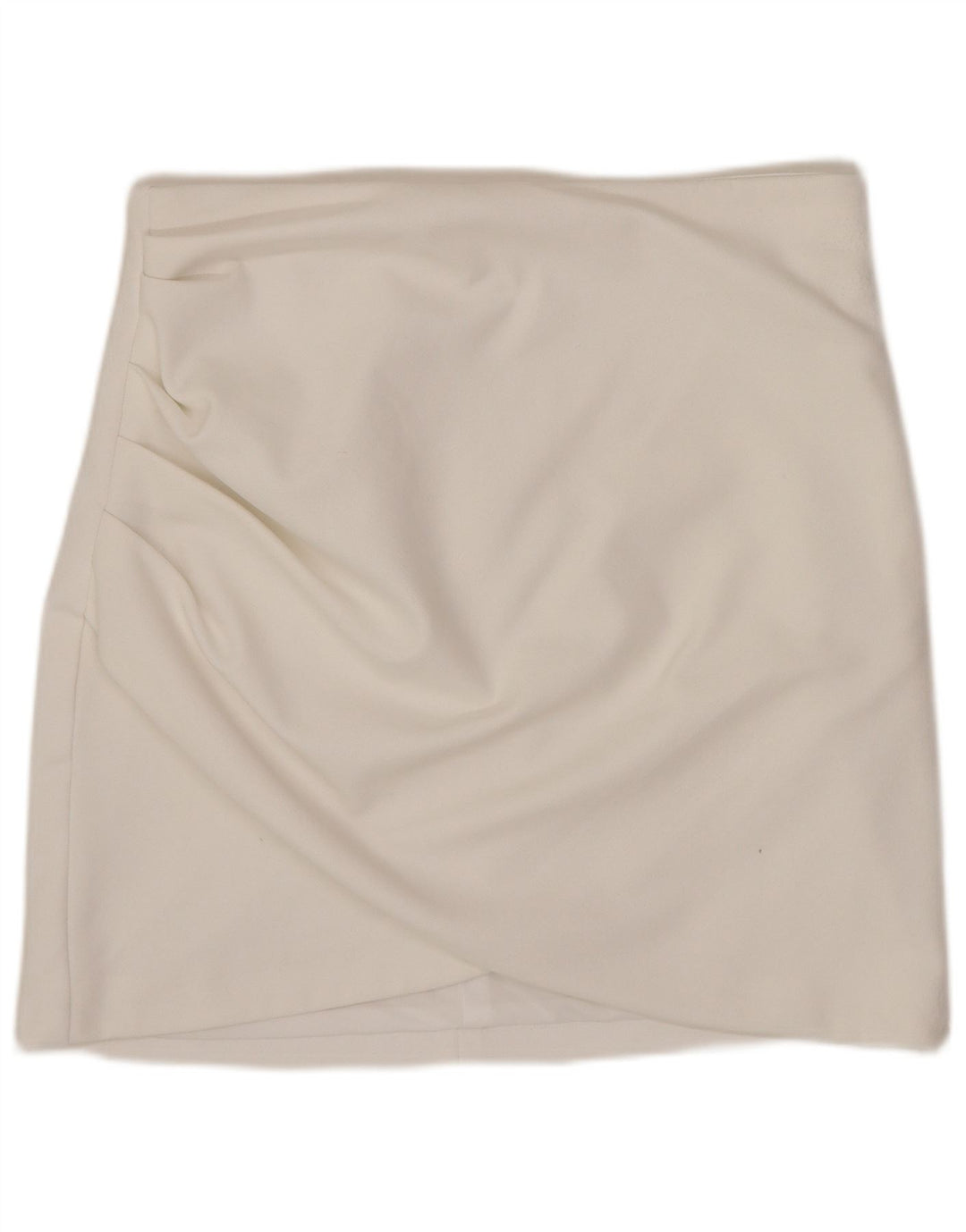 Zara Womens Mini Skirt Large W30 White Polyester