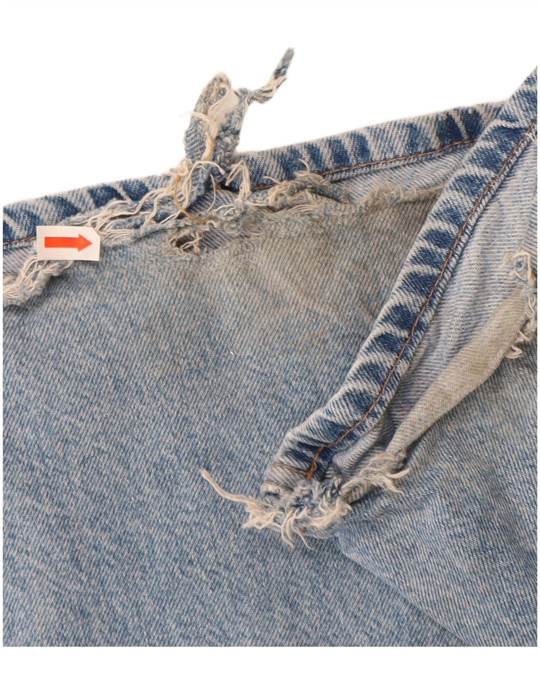 ZARA Womens Cargo Flared Jeans EU 34 2XS W24 L32 Blue Cotton