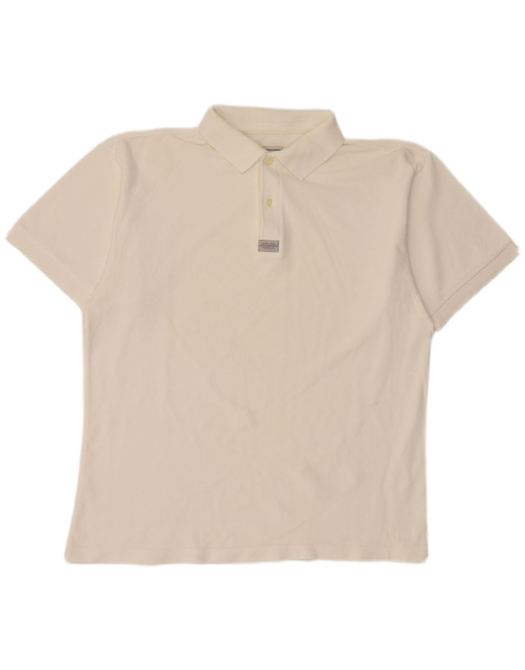 Levi's Mens Polo Shirt Large White