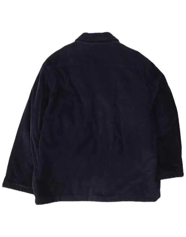 Carrera Mens Corduroy Jacket UK 44 2XL Navy Blue
