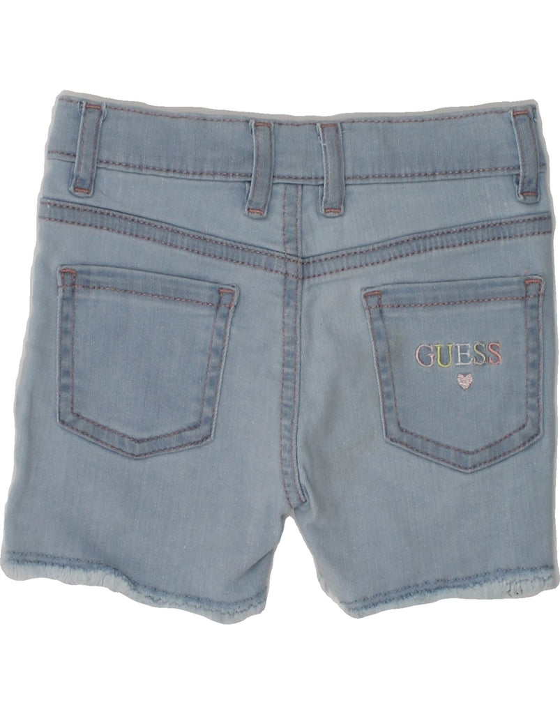 GUESS Girls Distressed Denim Shorts 2-3 Years W20  Blue | Vintage Guess | Thrift | Second-Hand Guess | Used Clothing | Messina Hembry 