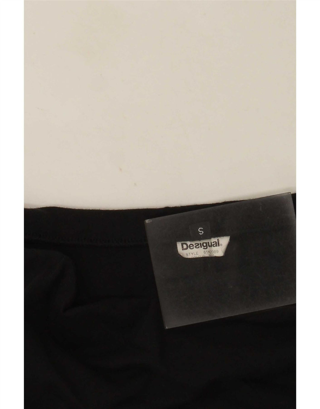 Desigual Womens Graphic Leggings UK 10 Small Black Geometric