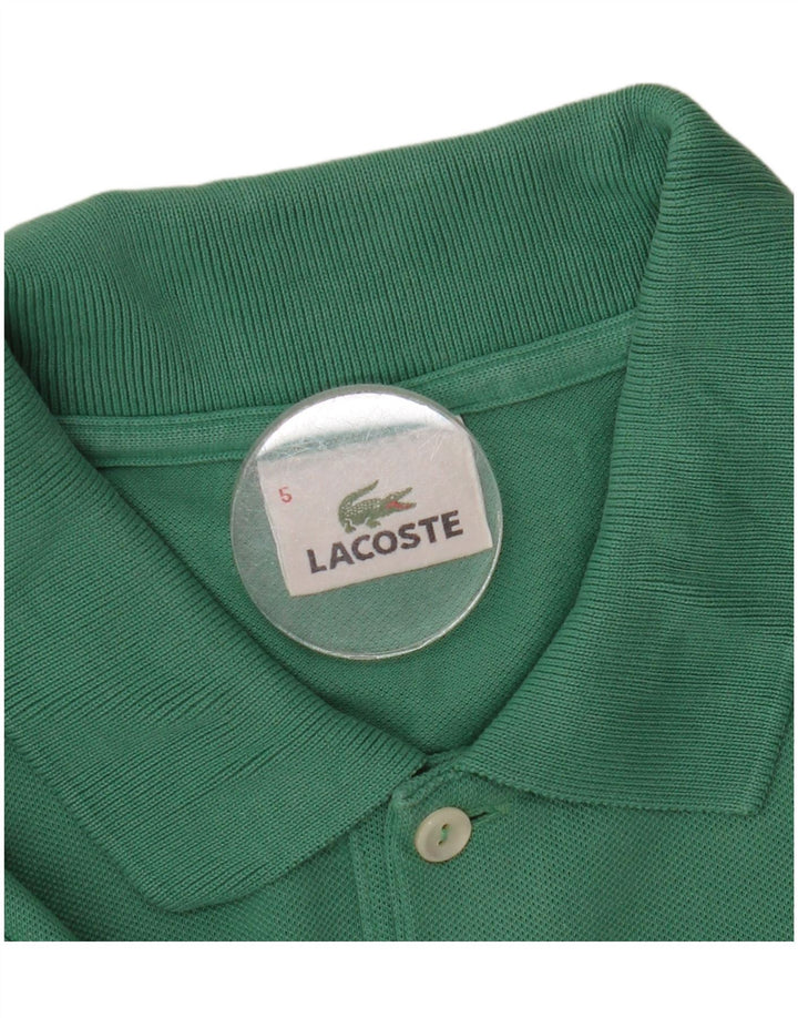 Lacoste Mens Polo Shirt Size 5 Large Green