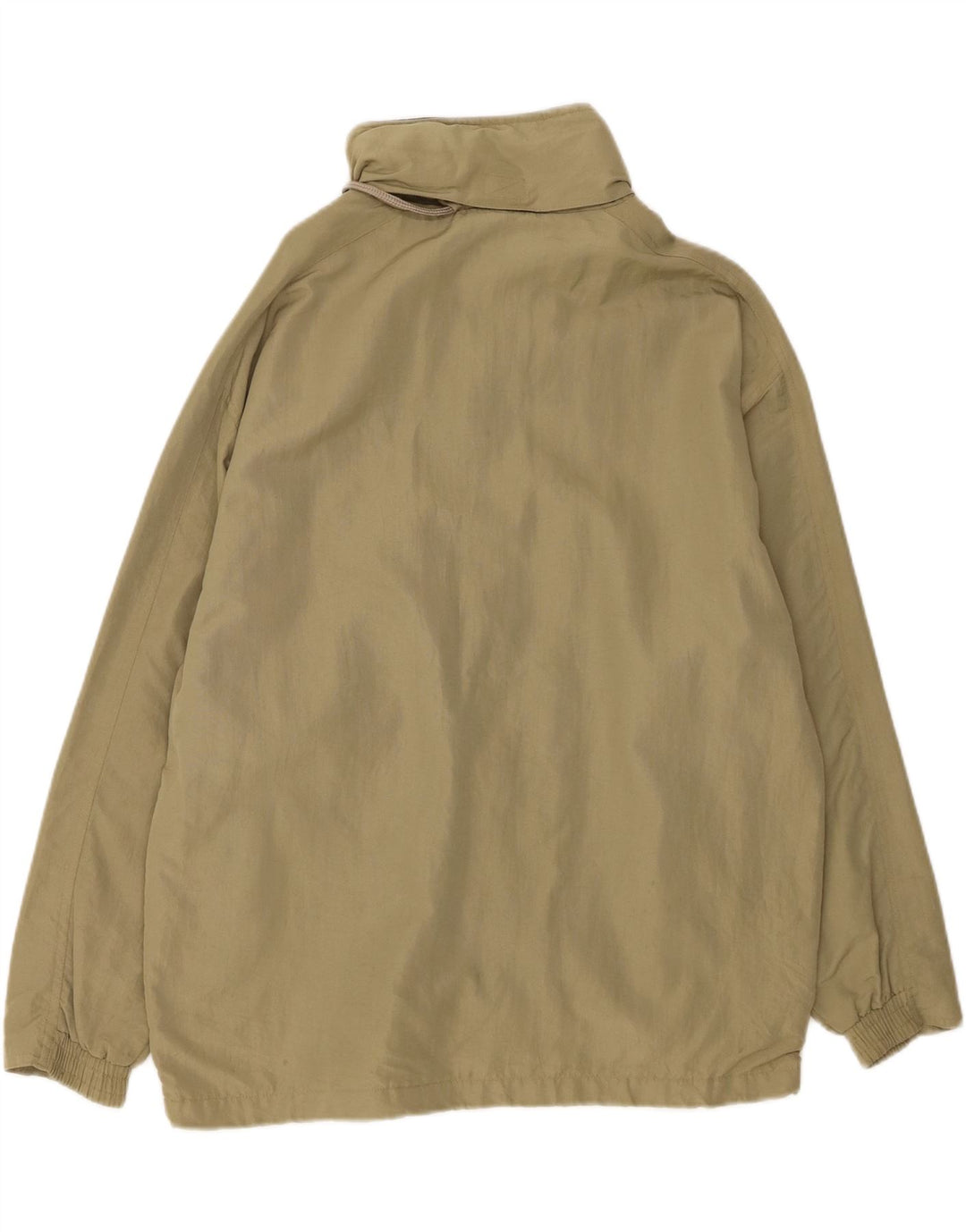 DIADORA Mens Loose Fit Rain Jacket UK 36 Small Khaki Polyamide Vintage Diadora and Second-Hand Diadora from Messina Hembry 