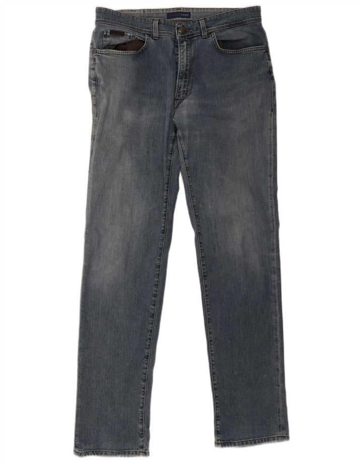 Trussardi Mens Straight Jeans W36 L34 Blue
