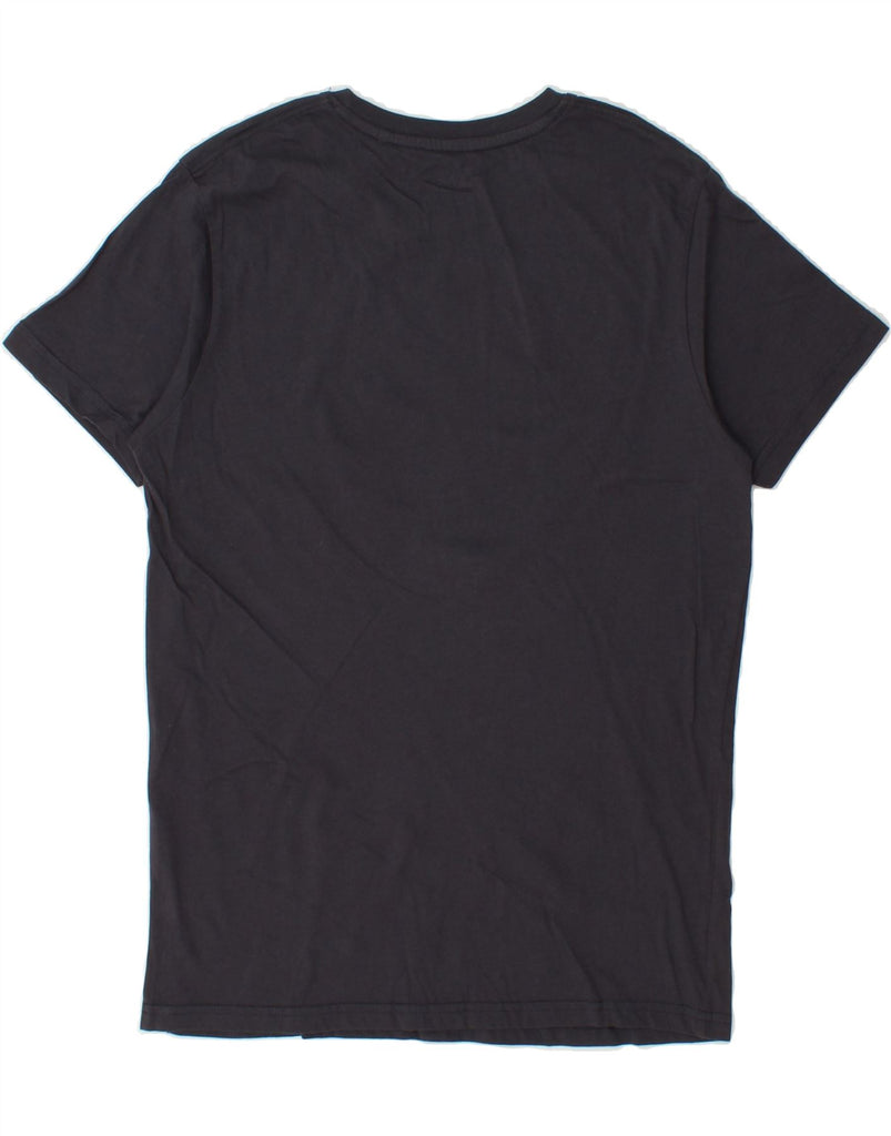 ALPHA INDUSTRIES Mens Graphic T-Shirt Top Small Navy Blue Cotton Vintage Alpha Industries and Second-Hand Alpha Industries from Messina Hembry 