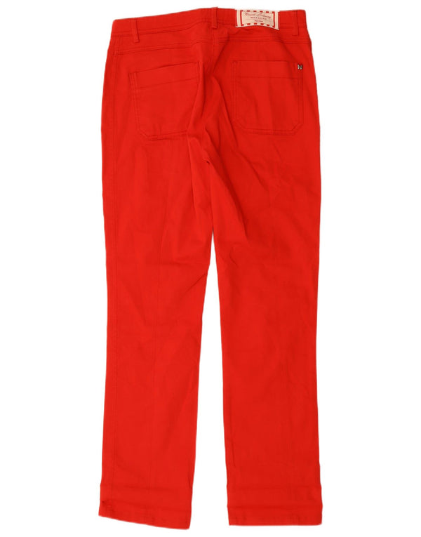 Max Mara Womens Weekend Slim Casual Trousers UK 12 Medium W32 L30 Red