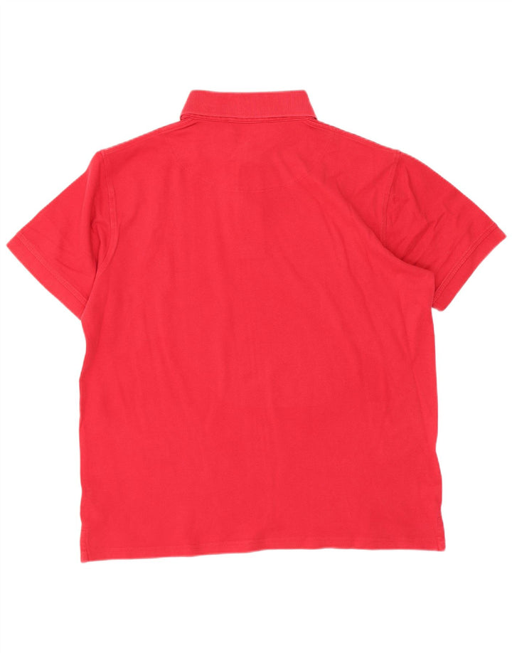 Trussardi Mens Polo Shirt Small Red