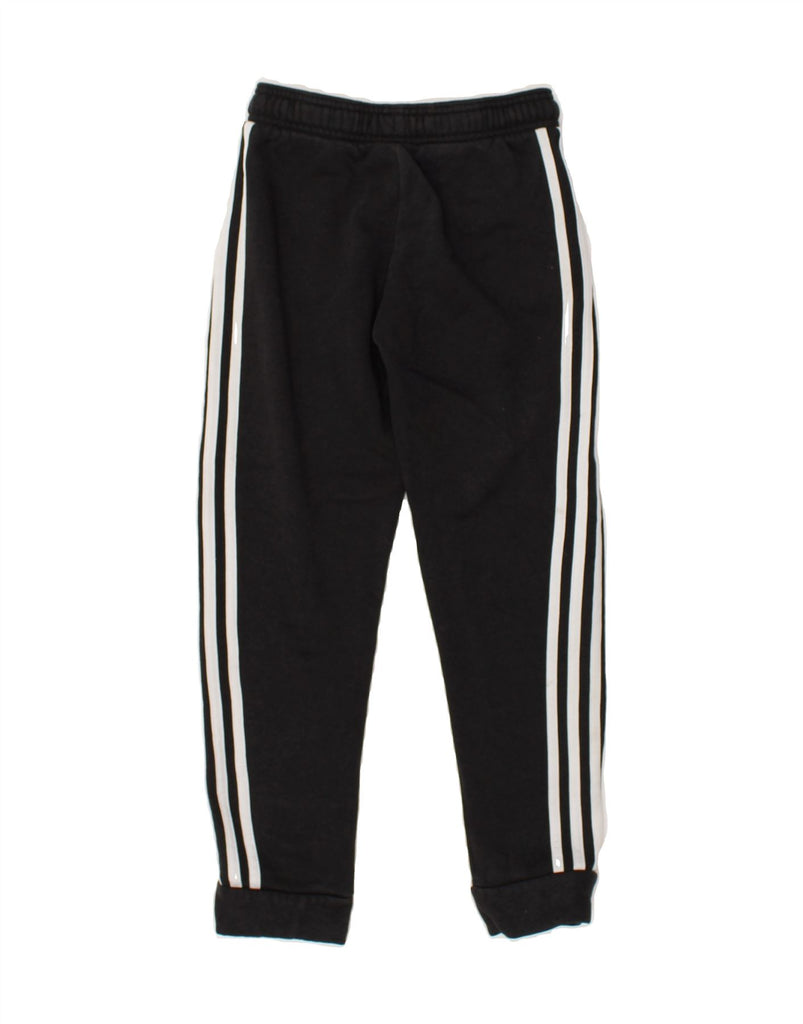 ADIDAS Boys Tracksuit Trousers Joggers 9-10 Years Black Cotton | Vintage Adidas | Thrift | Second-Hand Adidas | Used Clothing | Messina Hembry 