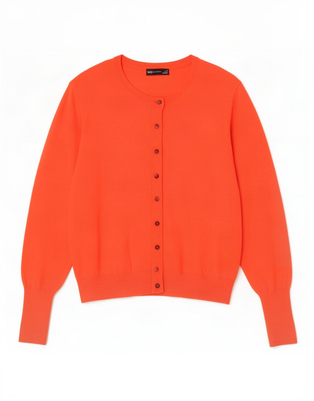 Marks & Spencer Womens Cardigan Sweater UK 18 XL Orange