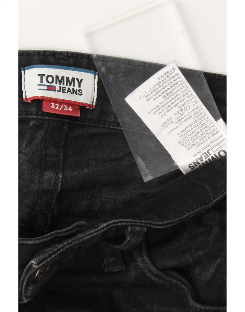 TOMMY HILFIGER Mens Slim Jeans  W32 L34 Black Cotton Vintage Tommy Hilfiger and Second-Hand Tommy Hilfiger from Messina Hembry 