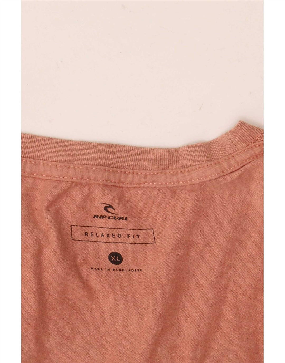 Rip Curl Mens Relaxed Fit Graphic T-Shirt Top XL Pink