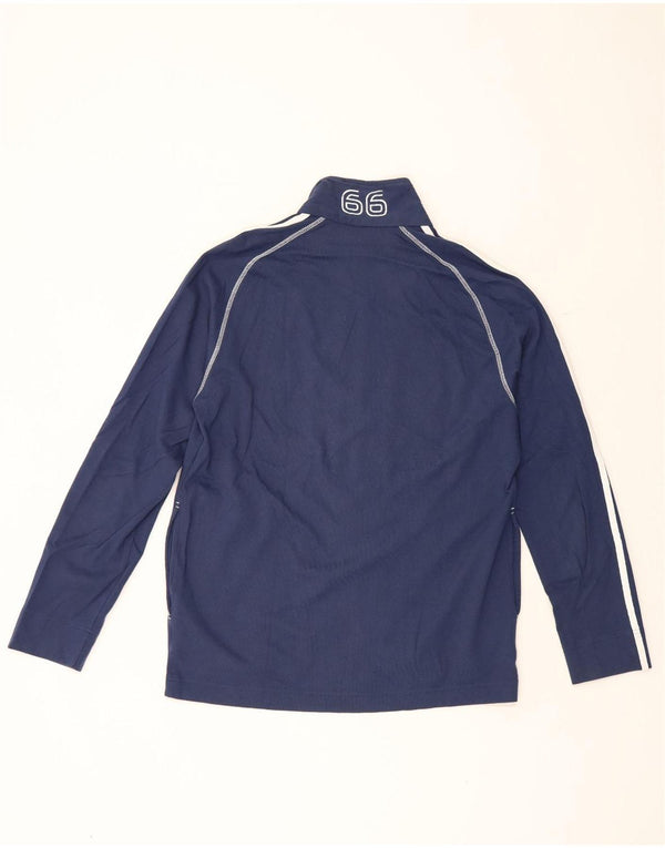 Sergio Tacchini Mens Graphic Tracksuit Top Jacket Large Navy Blue Cotton