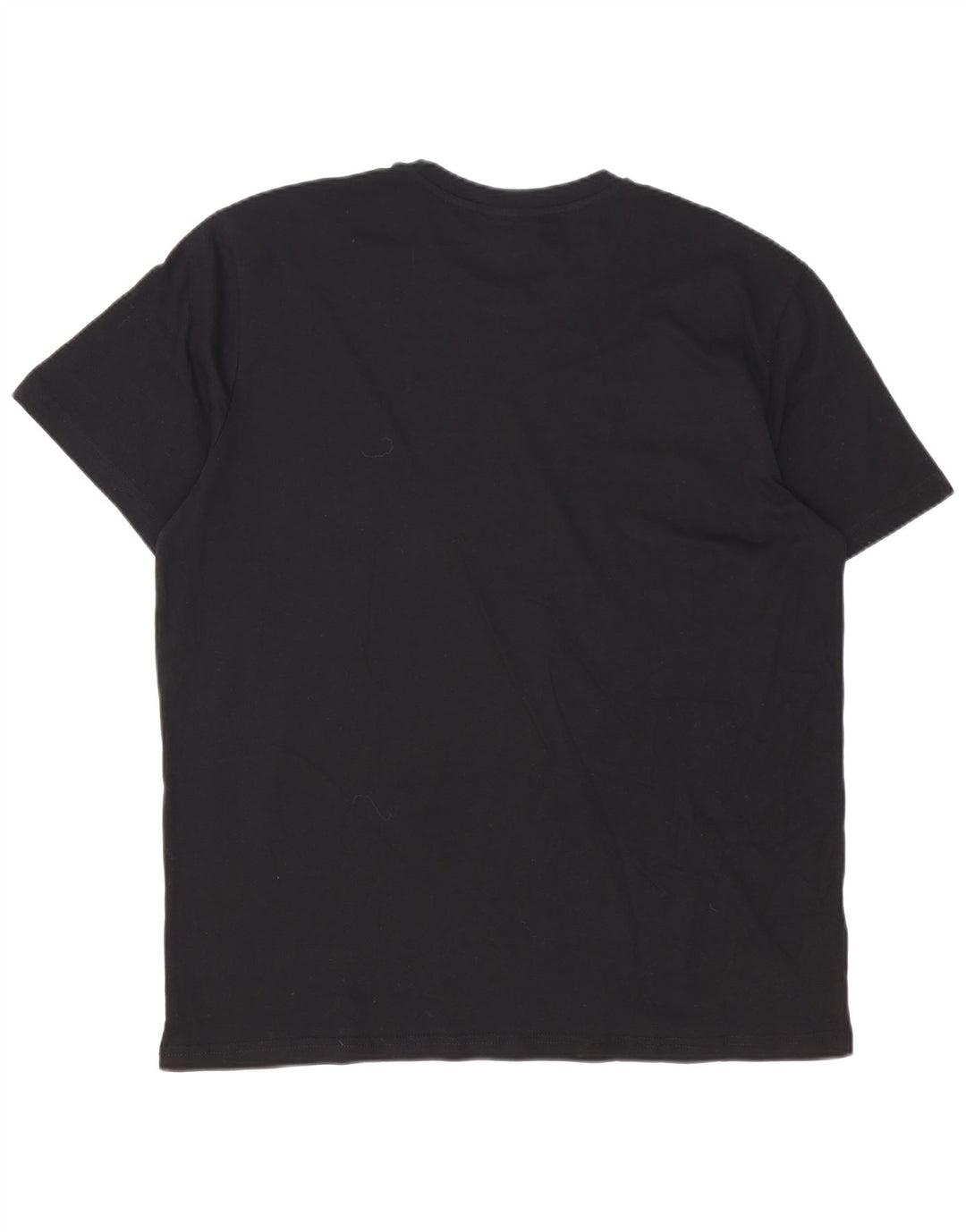 KAPPA Mens Graphic T-Shirt Top 2XL Black Cotton