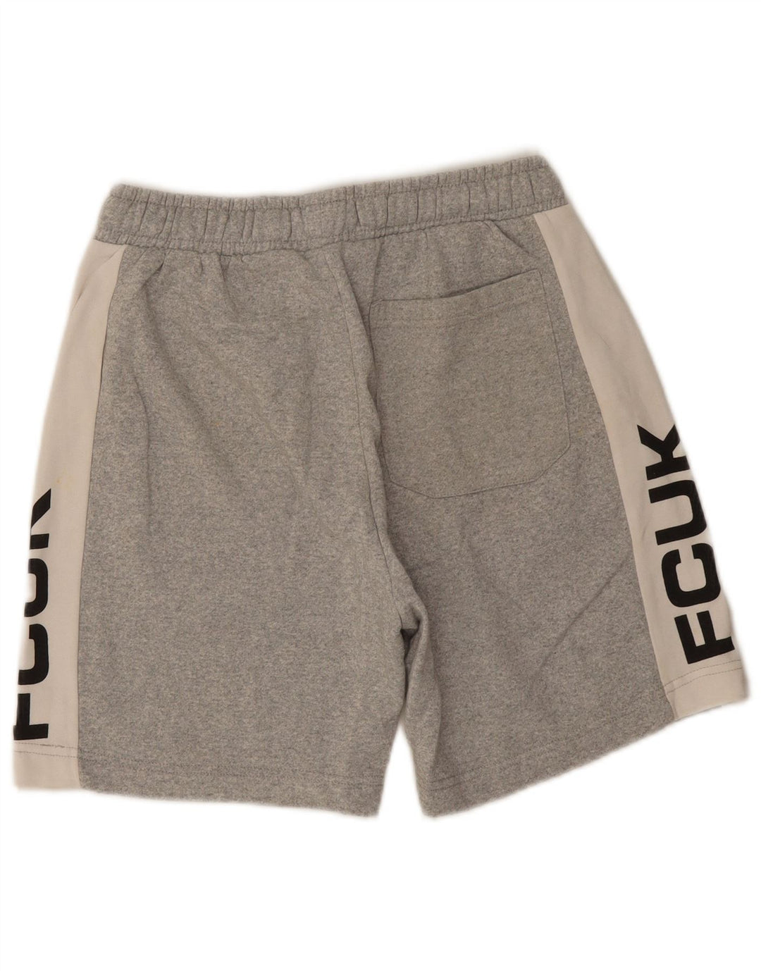 French Connection Mens Graphic Sport Shorts Medium  Grey Colourblock