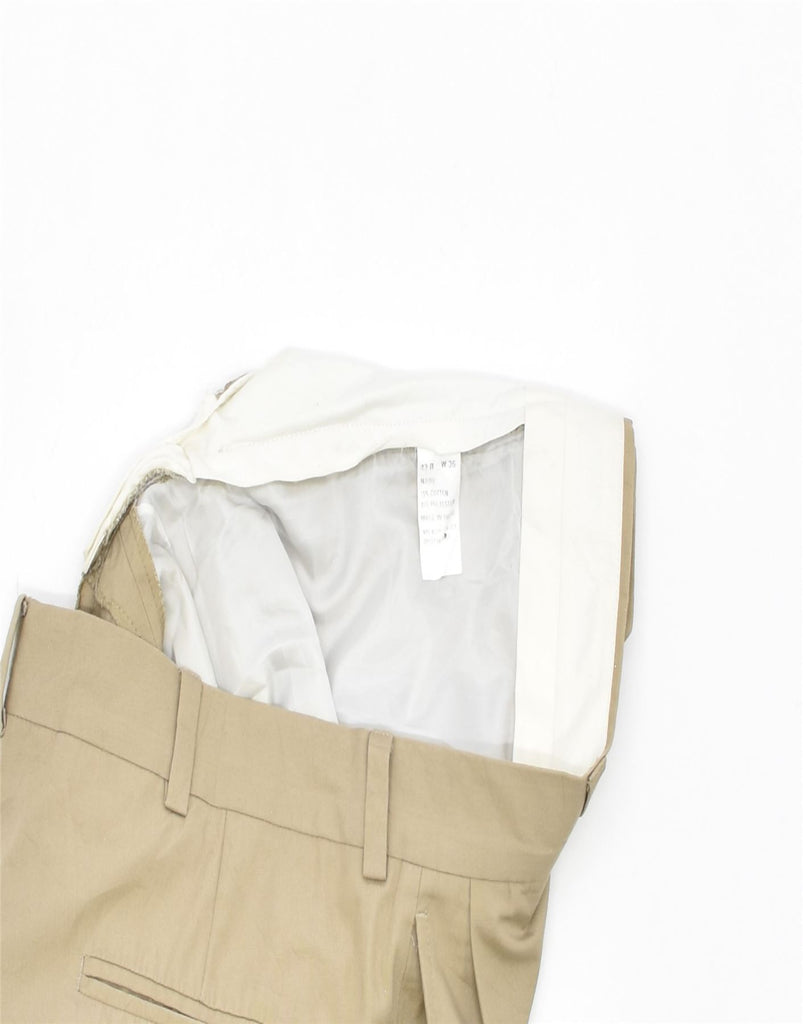 NAUTICA Mens Pegged Casual Trousers W36 L29 Beige Cotton | Vintage | Thrift | Second-Hand | Used Clothing | Messina Hembry 