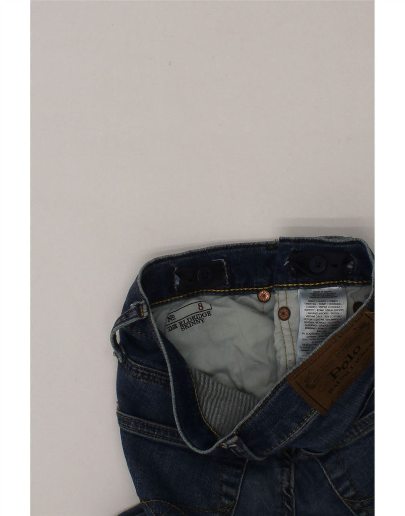 POLO RALPH LAUREN Boys Skinny Jeans 7-8 Years W24 L24 Blue Cotton Vintage Polo Ralph Lauren and Second-Hand Polo Ralph Lauren from Messina Hembry 