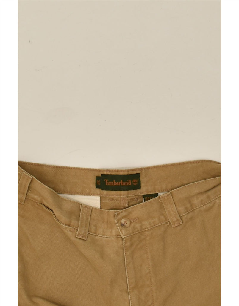 TIMBERLAND Mens Straight Chino Trousers W32 L32 Beige Cotton | Vintage Timberland | Thrift | Second-Hand Timberland | Used Clothing | Messina Hembry 